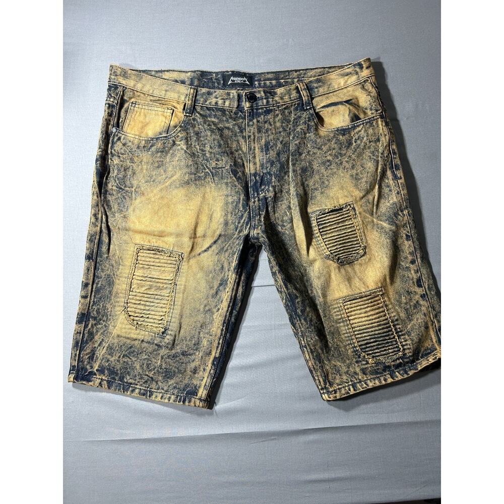 Legendary Status Acid Wash Denim Shorts